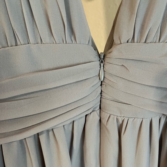 Lulu’s Heavenly Hues Light Grey Maxi Dress - Picture 6 of 9